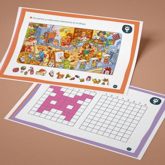 Cuadernos de actividades para niños de 2 a 4 años (Libros para